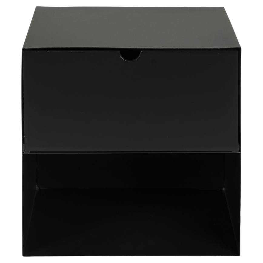Table de chevet avec option de fixation murale BEKIM noir