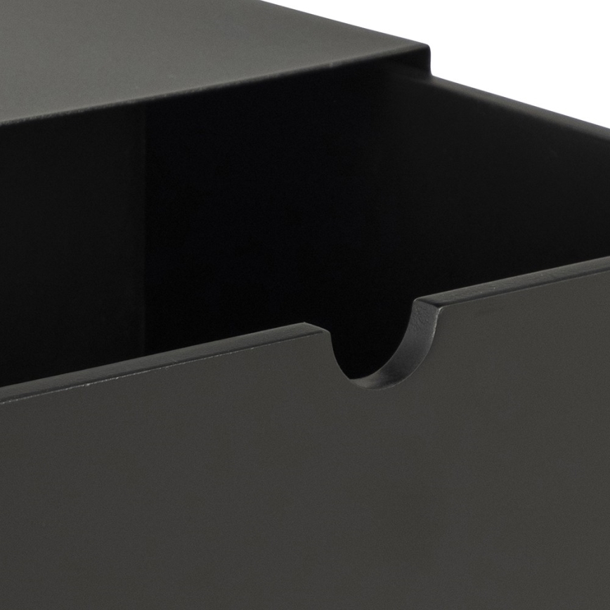 Table de chevet avec option de fixation murale BEKIM noir