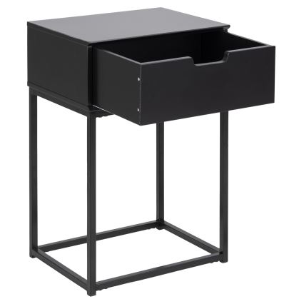 Table de chevet CARLY anthracite