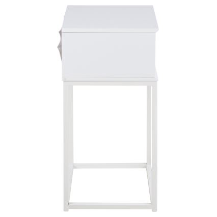 Table de chevet CARLY blanche
