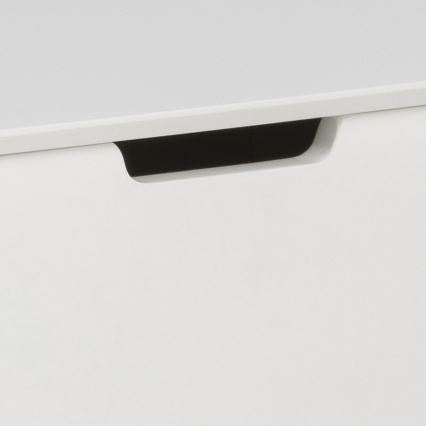 Table de chevet CARLY chêne/blanc