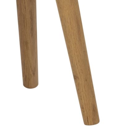 Table de chevet CARLY chêne/blanc