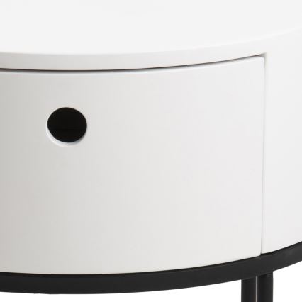 Table de chevet COLUM blanc