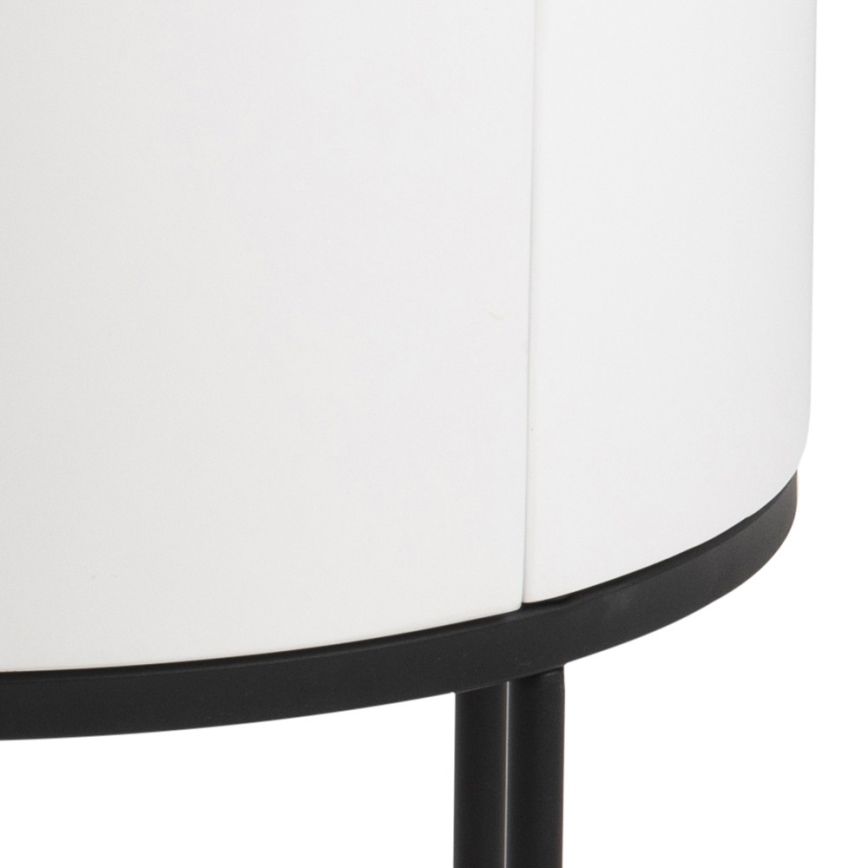Table de chevet COLUM blanc