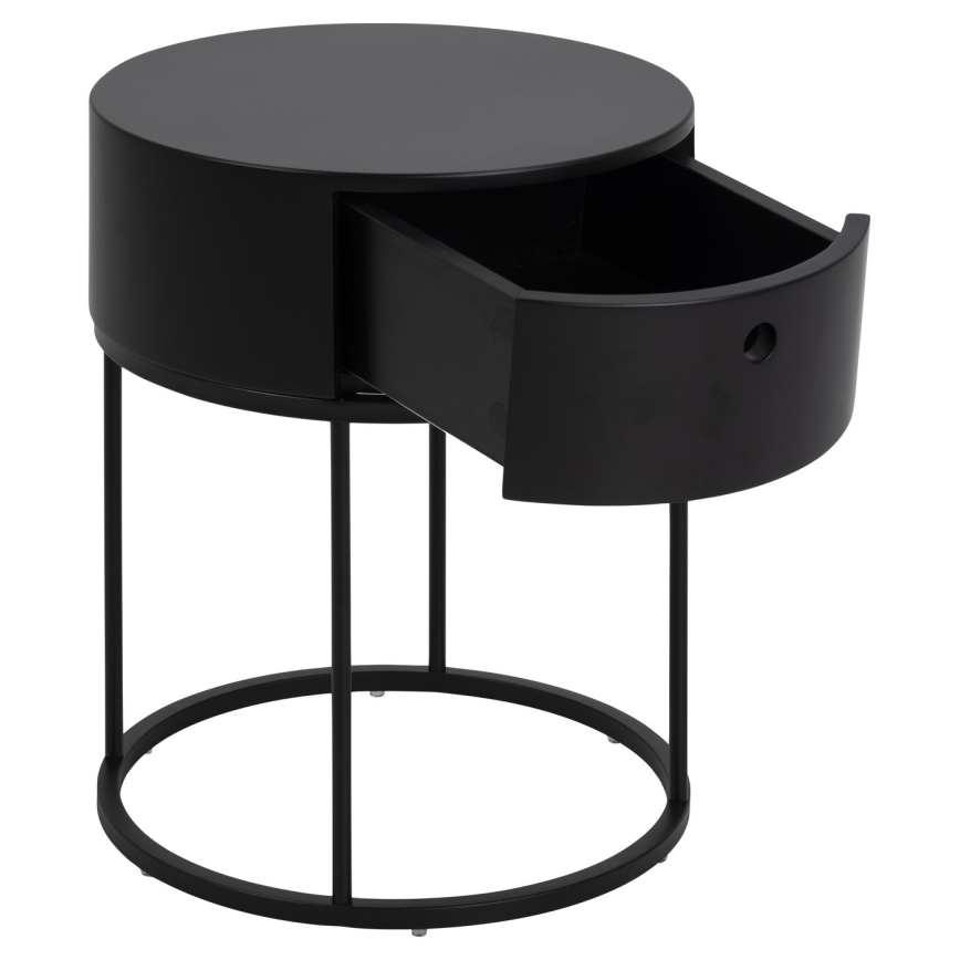 Table de chevet COLUM noire