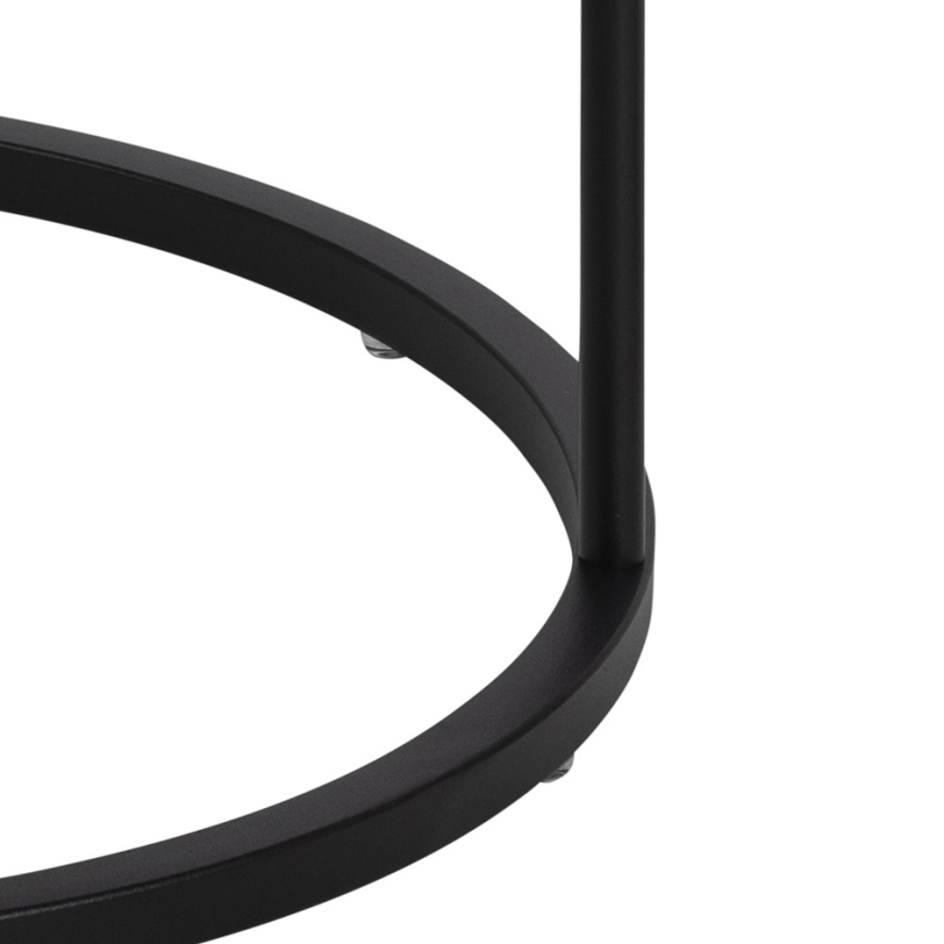 Table de chevet COLUM noire