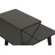 Table de chevet CROSS 55x50 cm anthracite