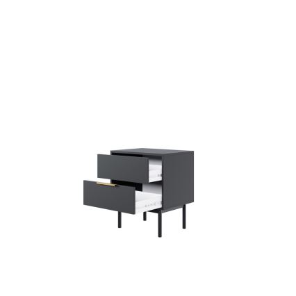 Table de chevet ELI noire