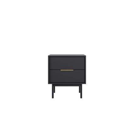Table de chevet ELI noire