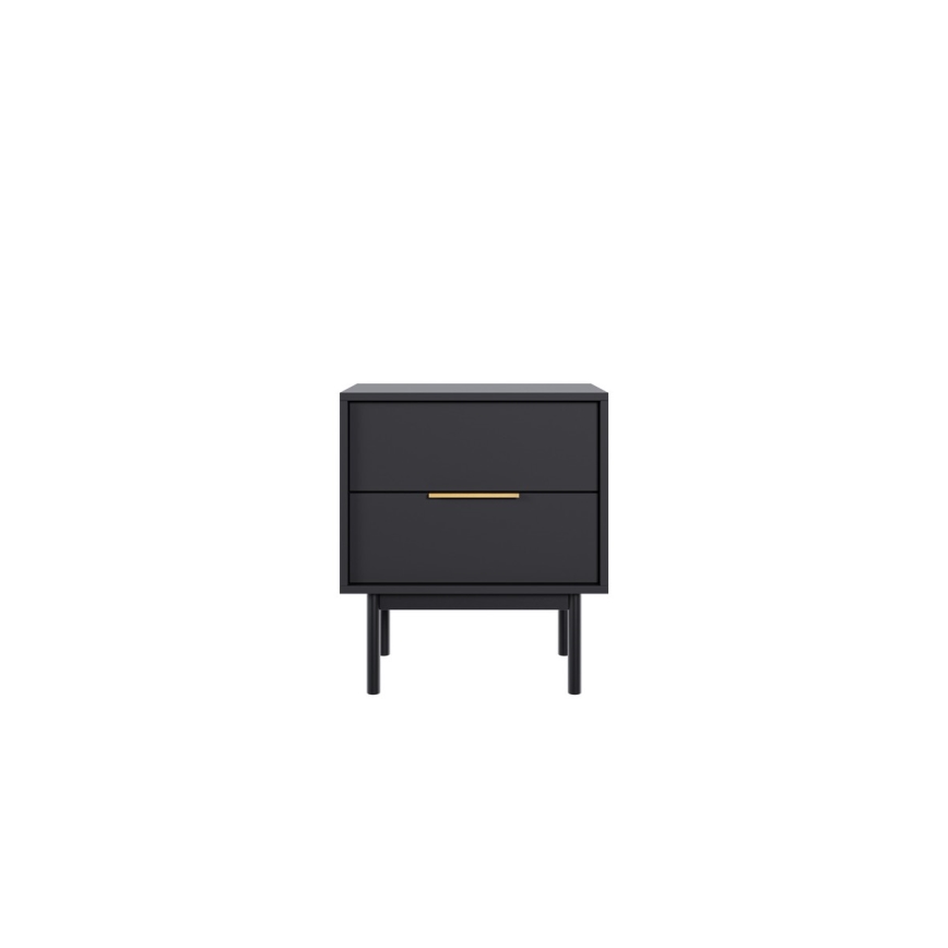 Table de chevet ELI noire