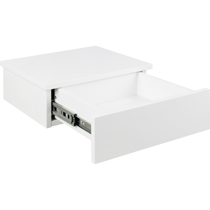 Table de chevet FINO 37x32 cm blanche