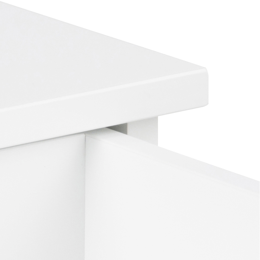 Table de chevet FINO 37x32 cm blanche