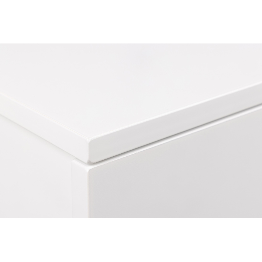 Table de chevet FINO 37x32 cm blanche
