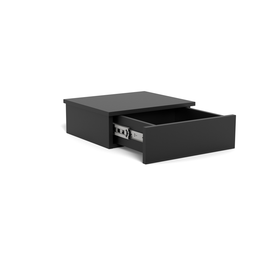 Table de chevet FINO 37x32 cm, noire