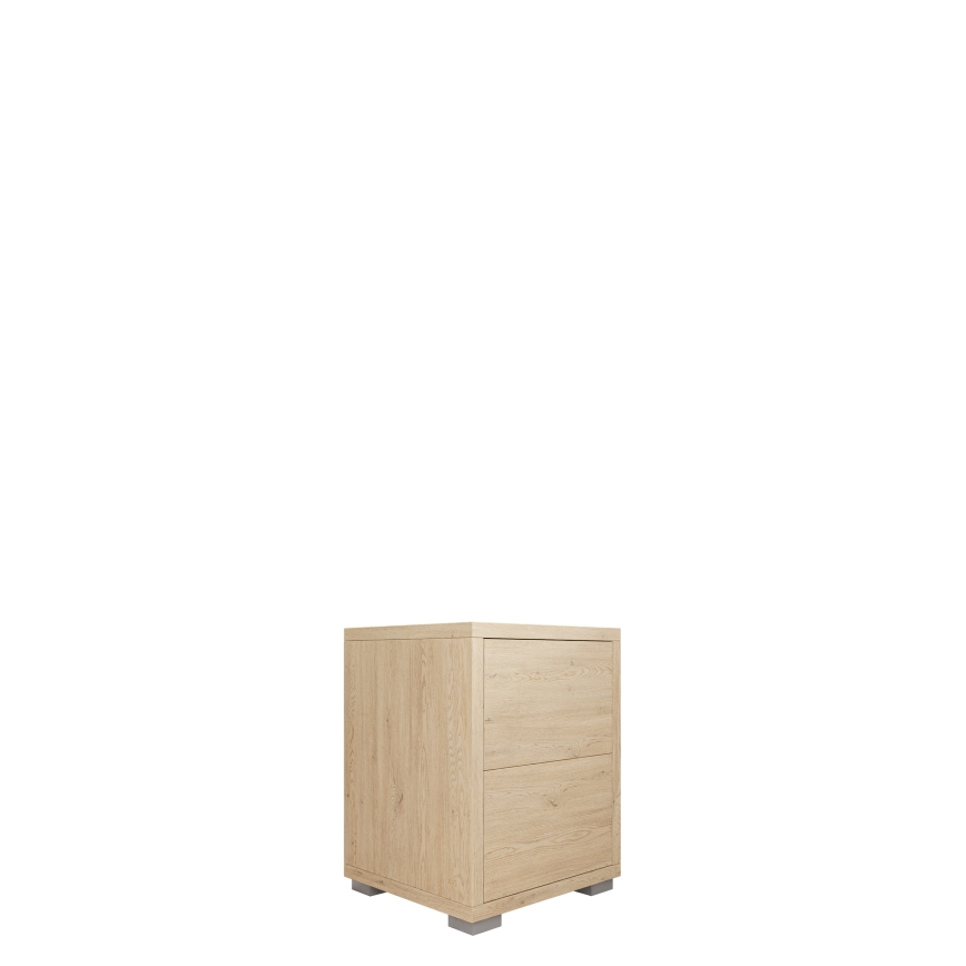Table de chevet GESITA 38x30 cm chêne Cremona