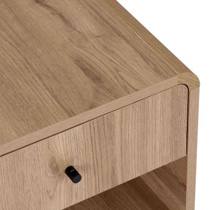 Table de chevet KABIN 45 x 40 cm chêne