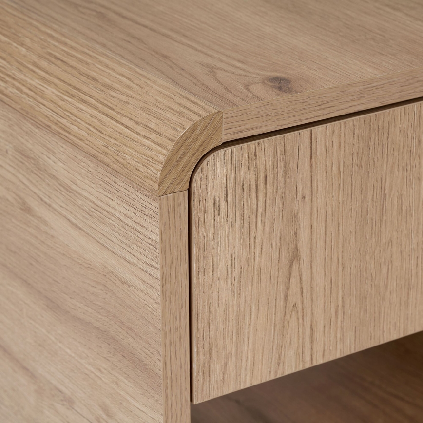Table de chevet KABIN 45 x 40 cm chêne