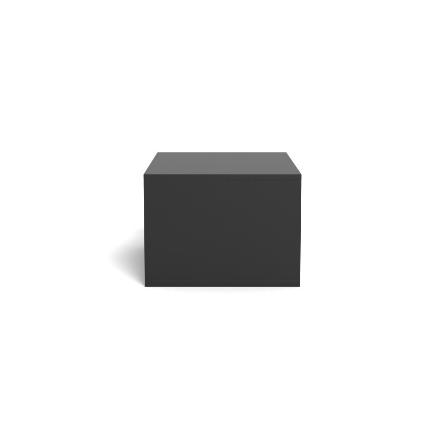 Table de chevet LIGNE 50x35 cm noire