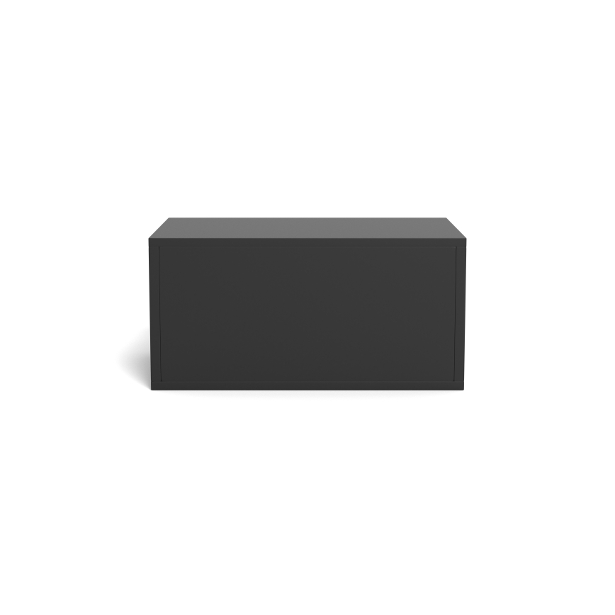 Table de chevet LIGNE 50x35 cm noire