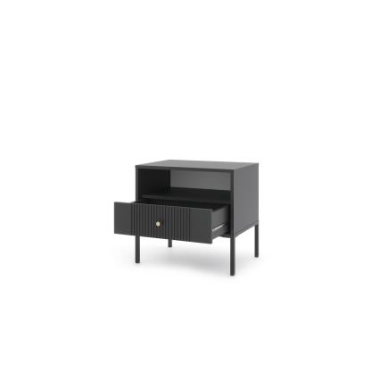 Table de chevet LUE noire