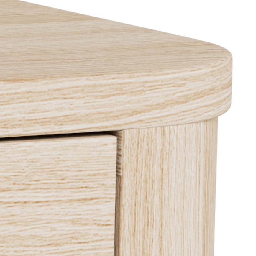 Table de chevet MADERA 46x30 cm, chêne blanchi