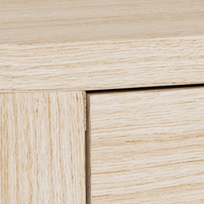 Table de chevet MADERA 46x30 cm, chêne blanchi