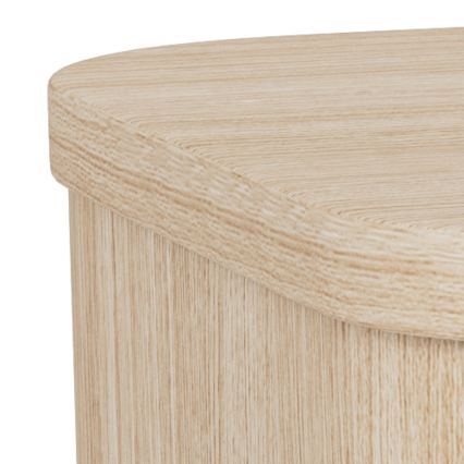 Table de chevet MADERA 46x30 cm, chêne blanchi