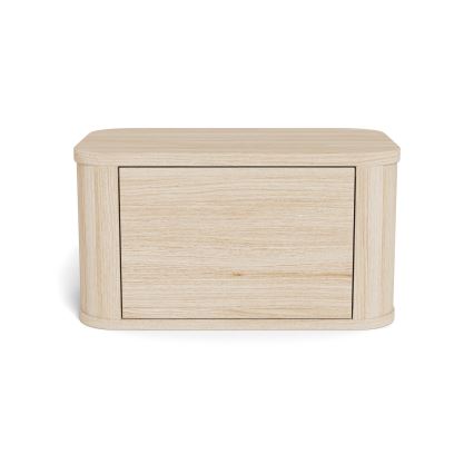 Table de chevet MADERA 46x30 cm, chêne blanchi
