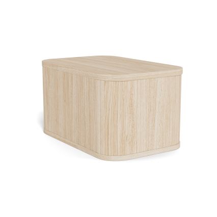 Table de chevet MADERA 46x30 cm, chêne blanchi