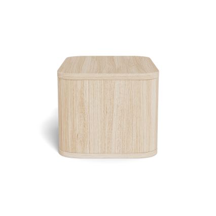 Table de chevet MADERA 46x30 cm, chêne blanchi