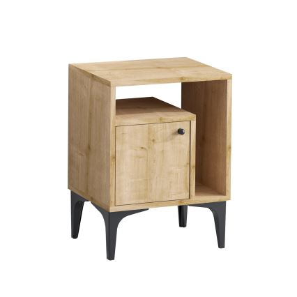 Table de chevet NUNO 55x40 cm chêne saphir