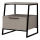 Table de chevet ORI noir/taupe