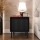 Table de chevet OZMI 50 x 45 cm noire