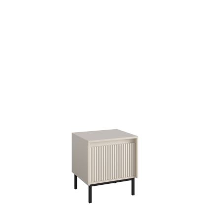 Table de chevet OZMI 50x45 cm cachemire