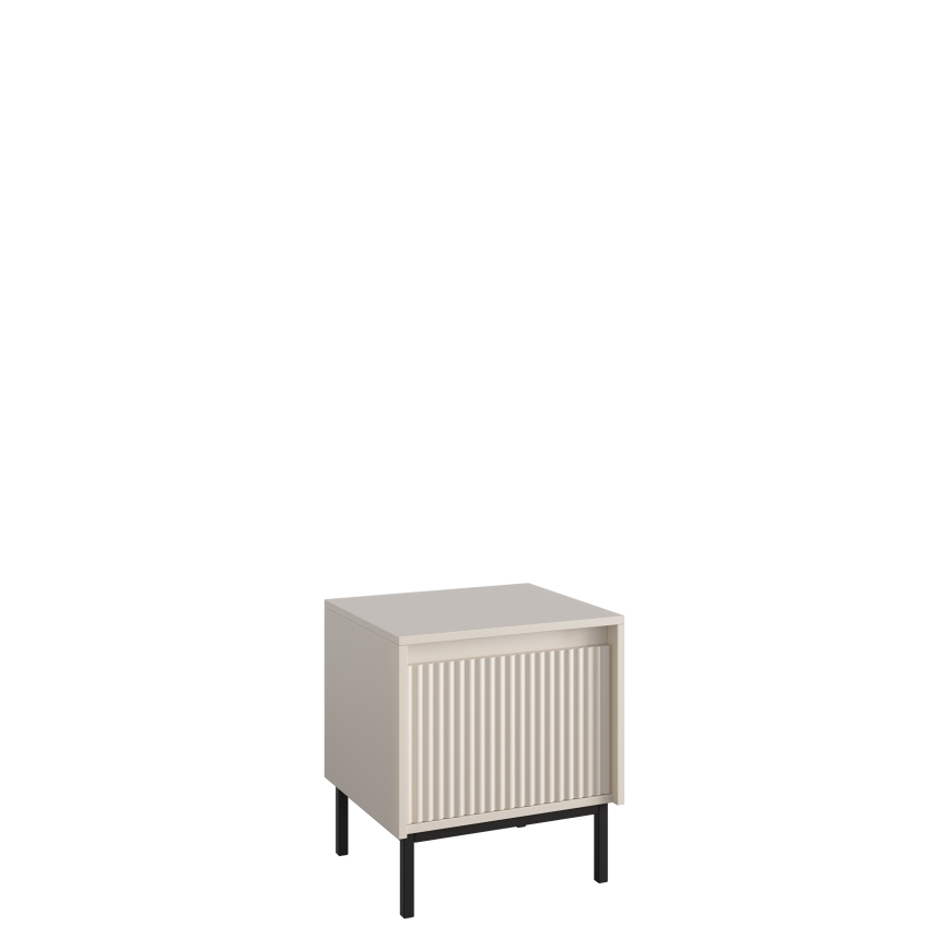 Table de chevet OZMI 50x45 cm cachemire