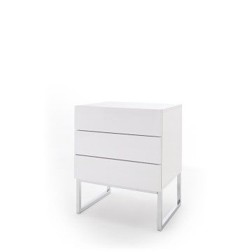 Table de chevet ROCKY XL blanche