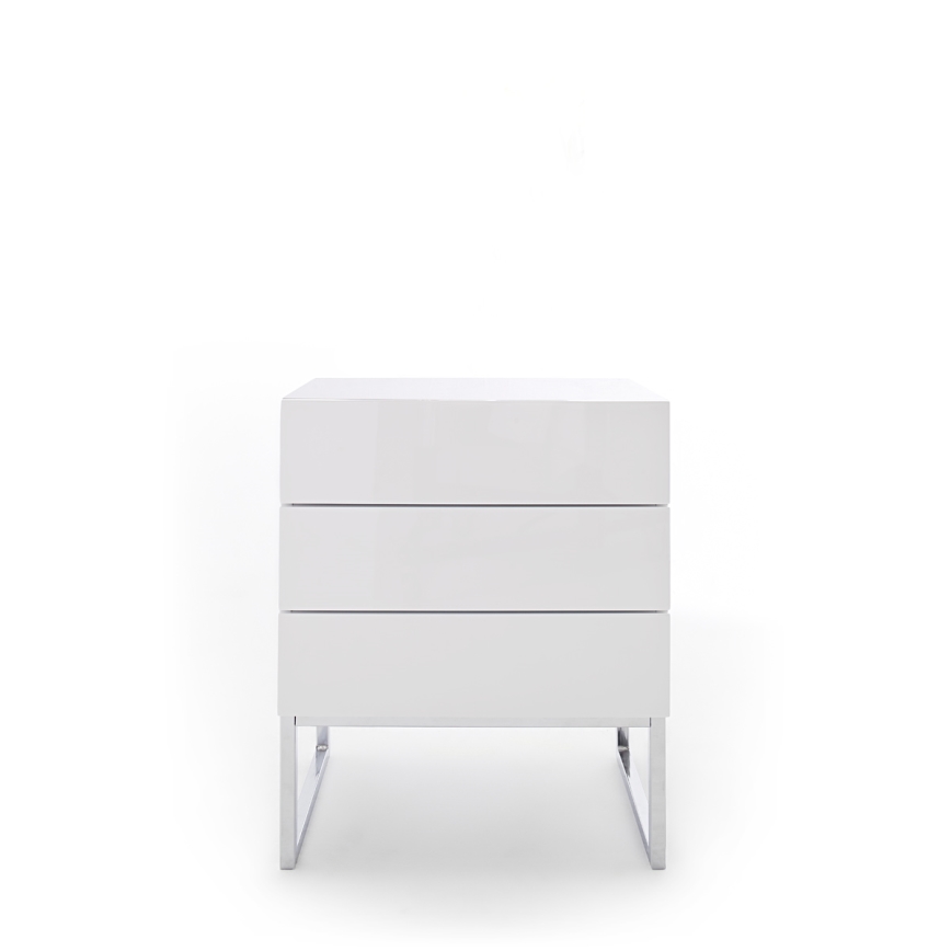 Table de chevet ROCKY XL blanche