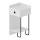 Table de chevet SONY blanche