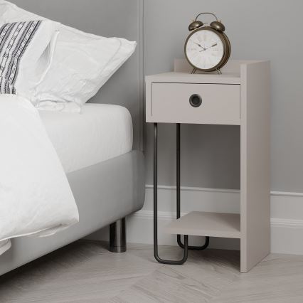 Table de chevet SONY taupe
