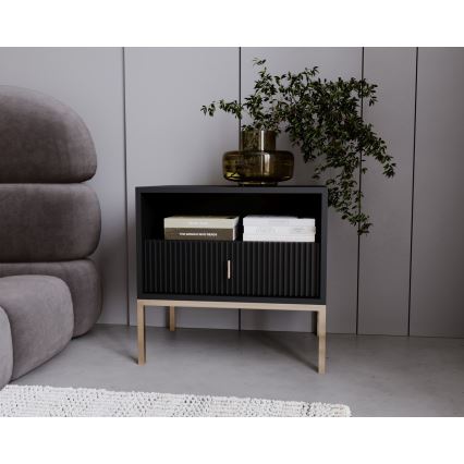 Table de chevet SUE noire