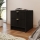 Table de chevet TIRENO 35x40 cm noire