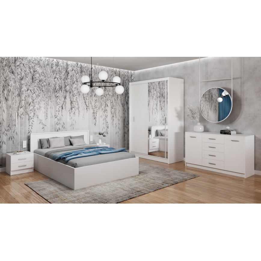 Table de chevet TOD blanche