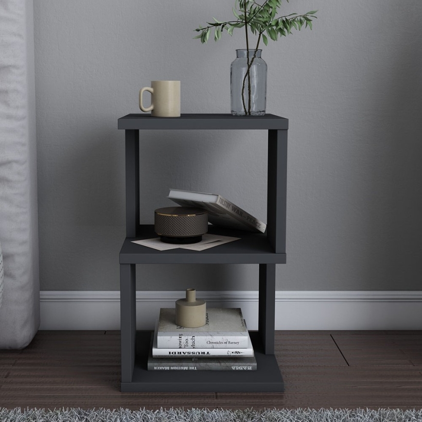 Table de chevet ZUNA anthracite