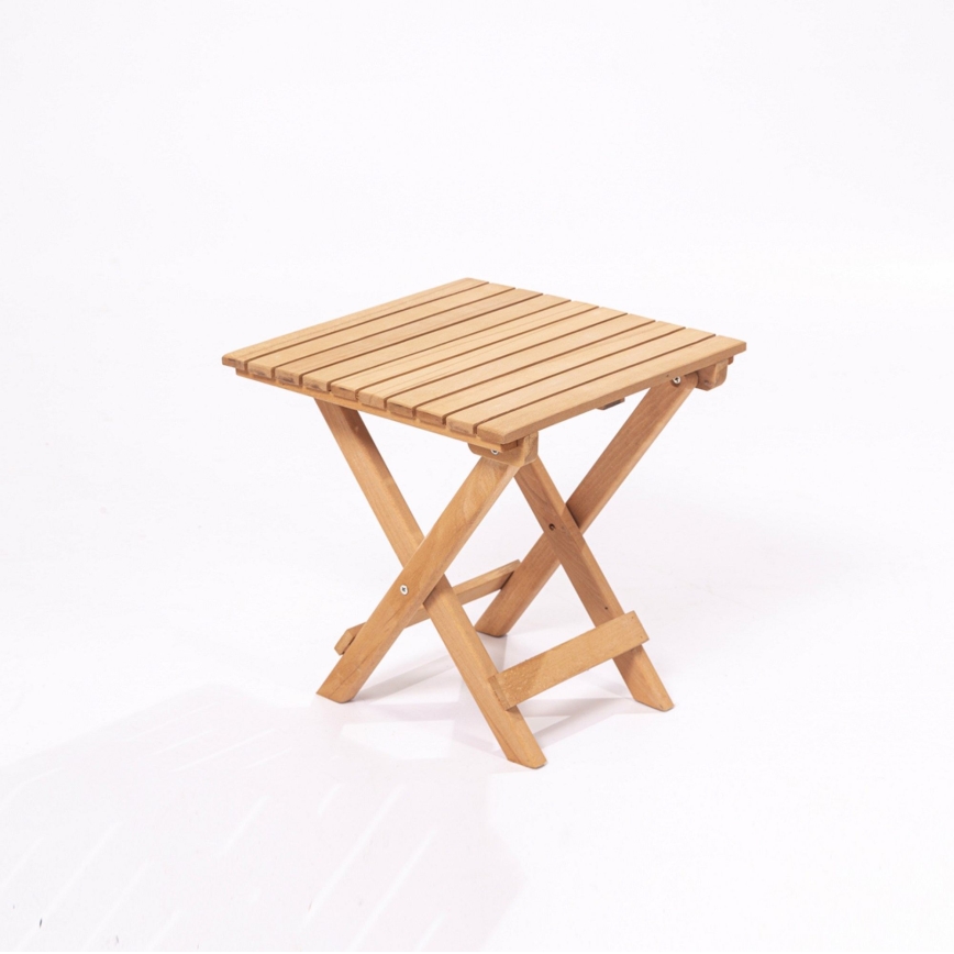 Table de jardin 40x40 cm hêtre