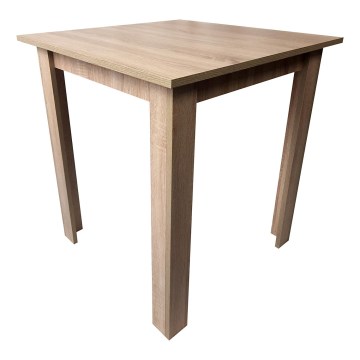 Table de salle à manger carrée LEVI chêne