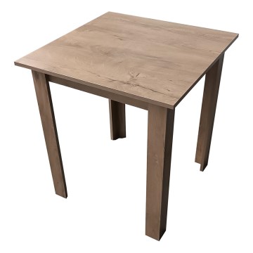 Table de salle à manger carrée LEVI chêne sonoma
