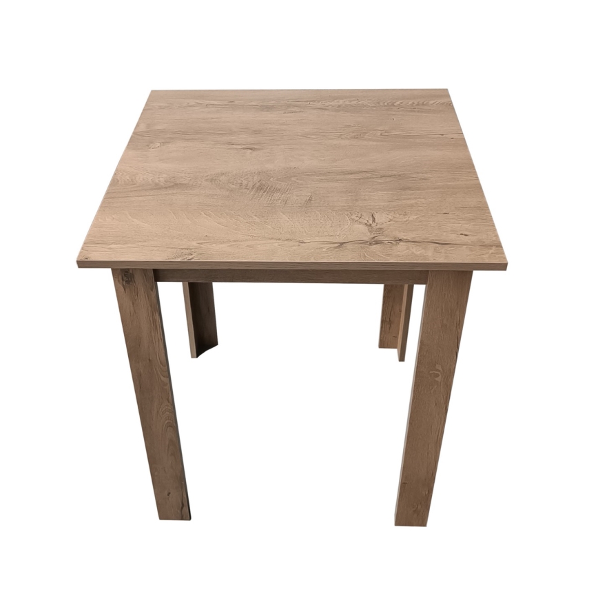 Table de salle à manger carrée LEVI chêne sonoma