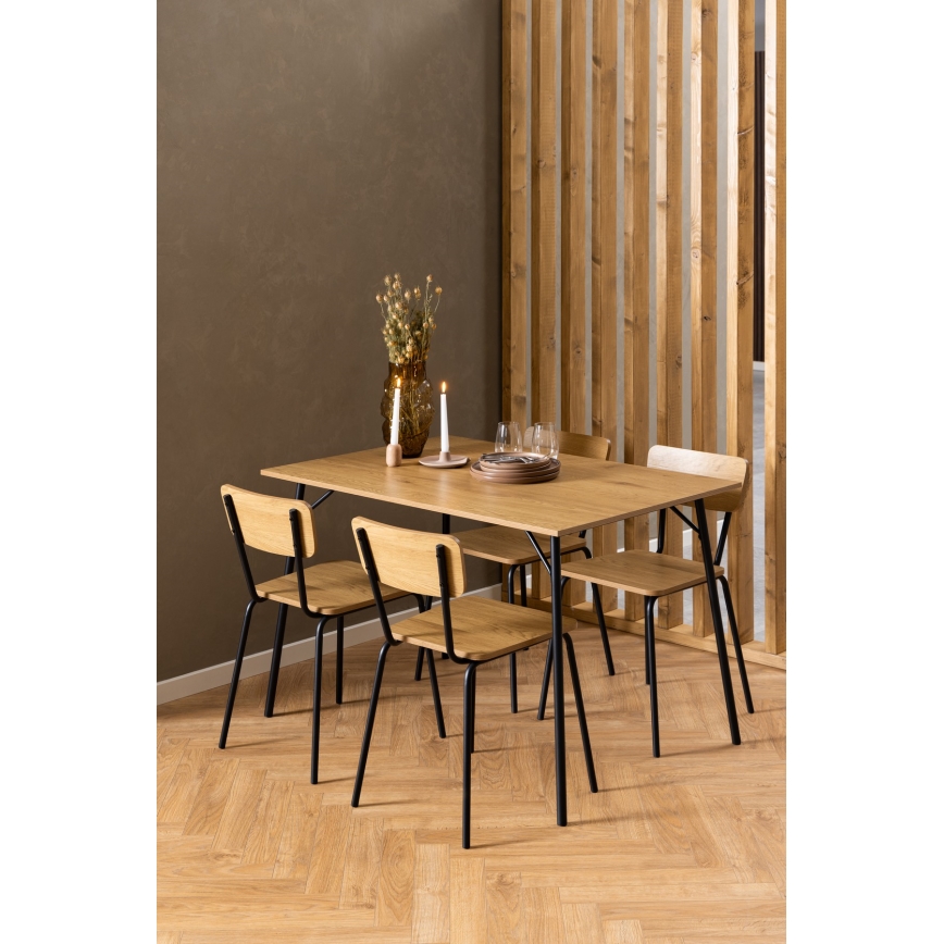 Table de salle à manger CARYS chêne