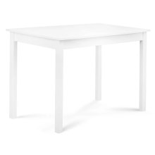 Table de salle à manger EVENI 76x60 cm hêtre/blanc