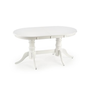 Table de salle à manger extensible FUERTE 150/190x90 cm blanche
